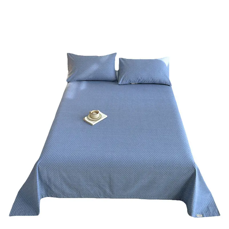 Class a 100% Cotton Xinjiang Cotton Coarse Cloth Bed Sheetss Cotton and Linen Mats Double Pure Cotton Extra Large Bed Sheetss Wholesale
