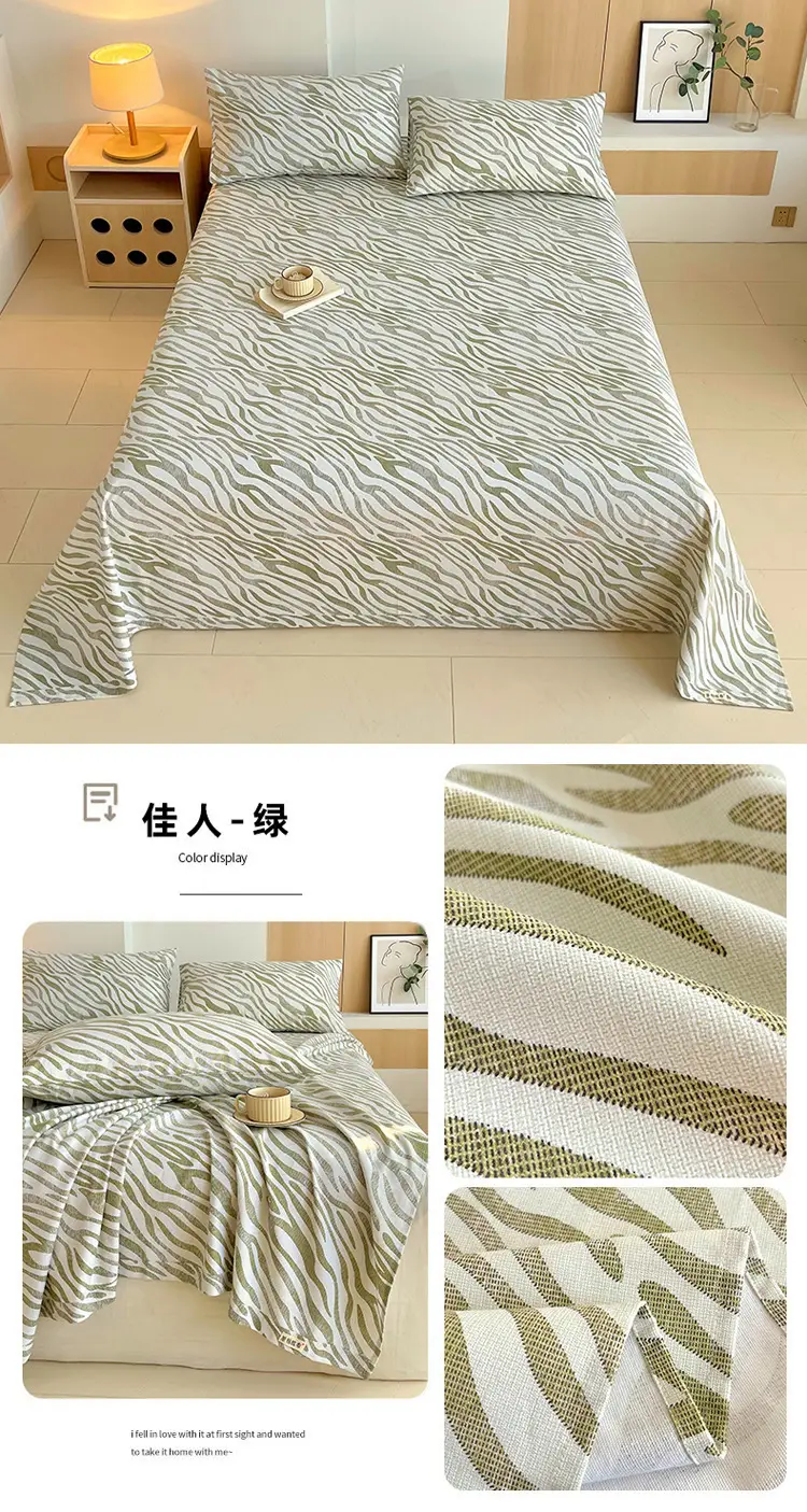 Class a 100% Cotton Xinjiang Cotton Coarse Cloth Bed Sheetss Cotton and Linen Mats Double Pure Cotton Extra Large Bed Sheetss Wholesale — feature 28