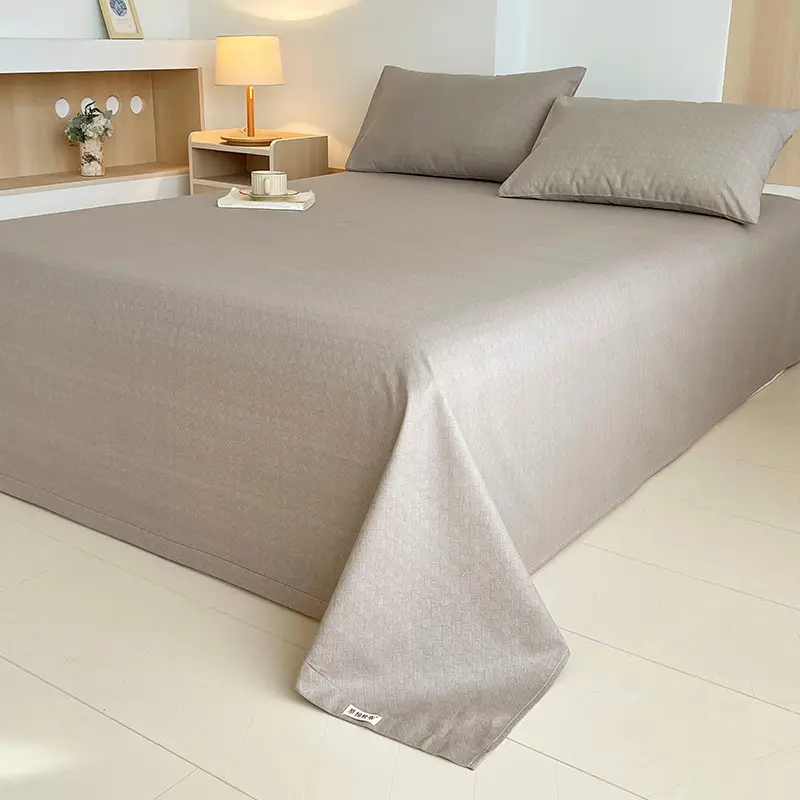 Class a 100% Cotton Xinjiang Cotton Coarse Cloth Bed Sheetss Cotton and Linen Mats Double Pure Cotton Extra Large Bed Sheetss Wholesale