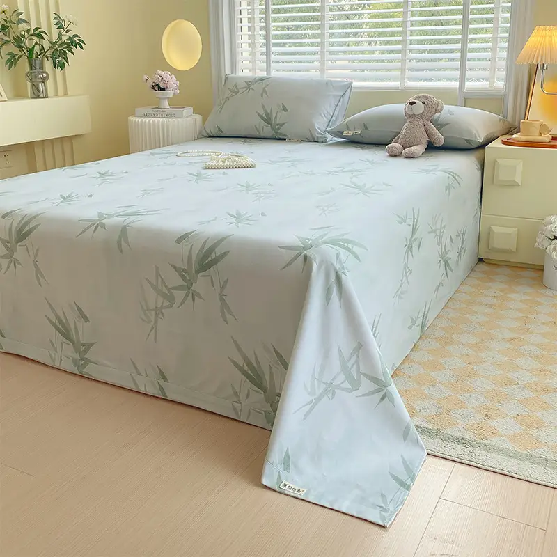 Class a 100% Cotton Xinjiang Cotton Coarse Cloth Bed Sheetss Cotton and Linen Mats Double Pure Cotton Extra Large Bed Sheetss Wholesale