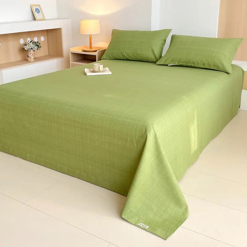 Class a 100% Cotton Xinjiang Cotton Coarse Cloth Bed Sheetss Cotton and Linen Mats Double Pure Cotton Extra Large Bed Sheetss Wholesale
