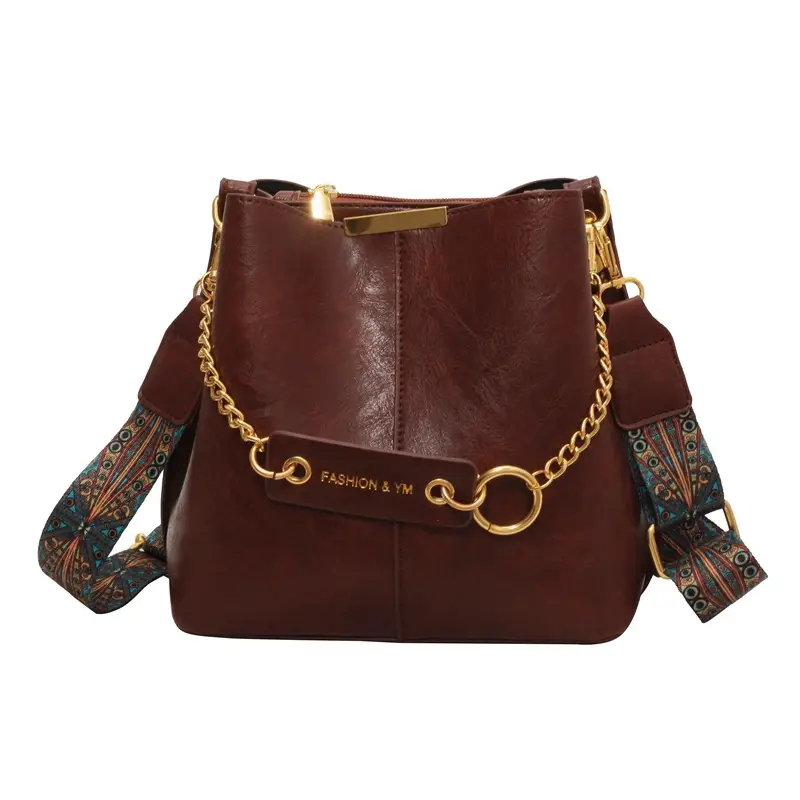 Brown Leather Crossbody Bag for Women 2025 - Image 2