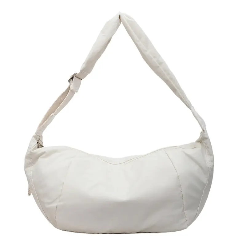 Women's Cream Crossbody Bag Large Capacity Fashion Elegant
