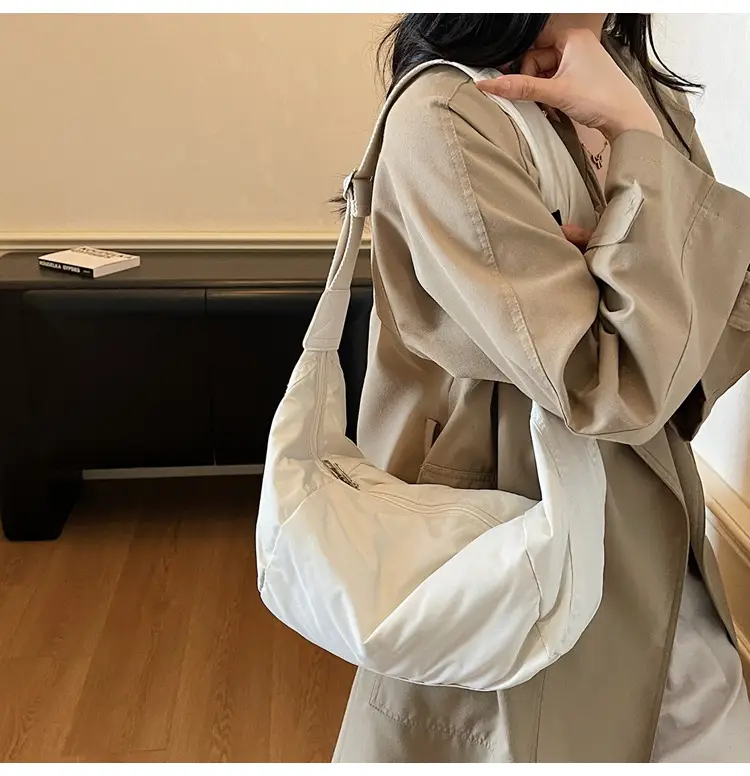 Women's Cream Crossbody Bag Large Capacity Fashion Elegant — feature 12