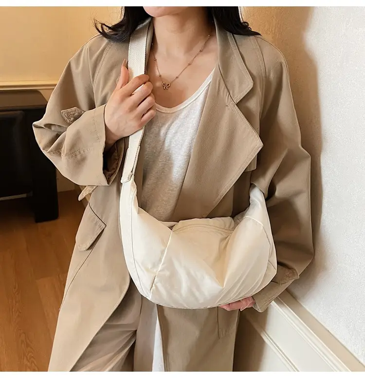 Women's Cream Crossbody Bag Large Capacity Fashion Elegant — feature 13