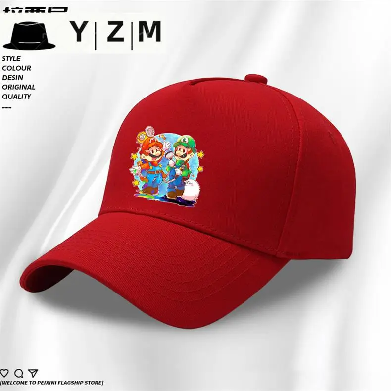 Mario Cartoon Cap Black with Embroidery — feature 3