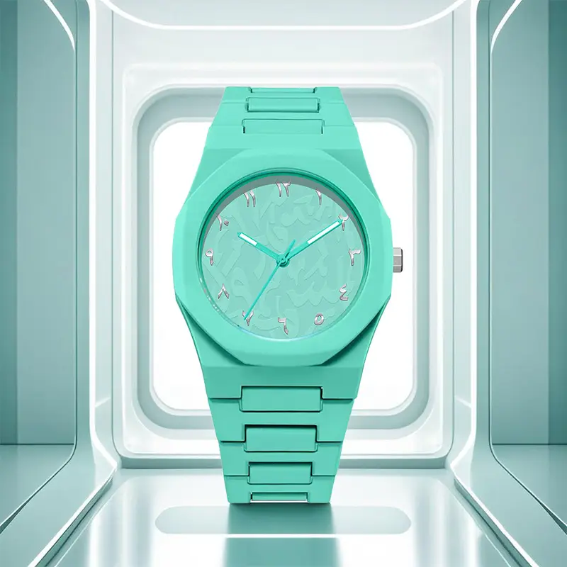 New Waterproof Watch Plastic Watch Arabic High-End Quartz Watch Men's Watch Wholesale Cross-Border Hot Sale — feature 8