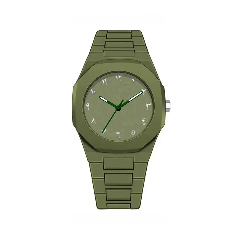 New Waterproof Watch Plastic Watch Arabic High-End Quartz Watch Men's Watch Wholesale Cross-Border Hot Sale