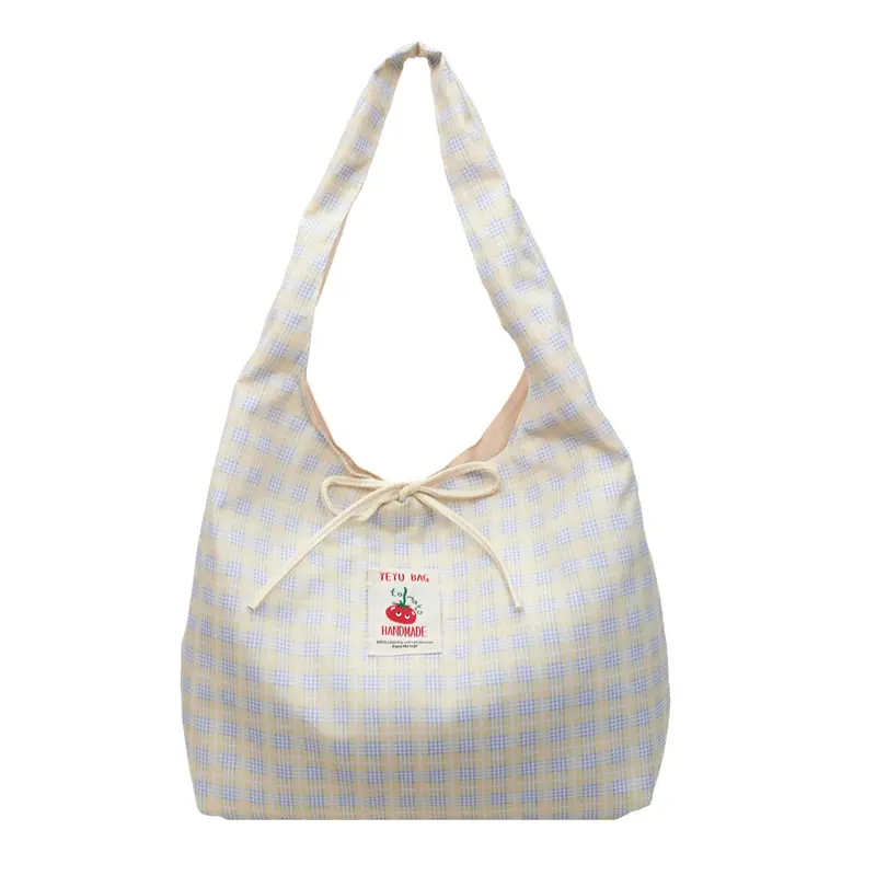 Plaid Shoulder Bag Large Capacity Spring Summer - Image 6