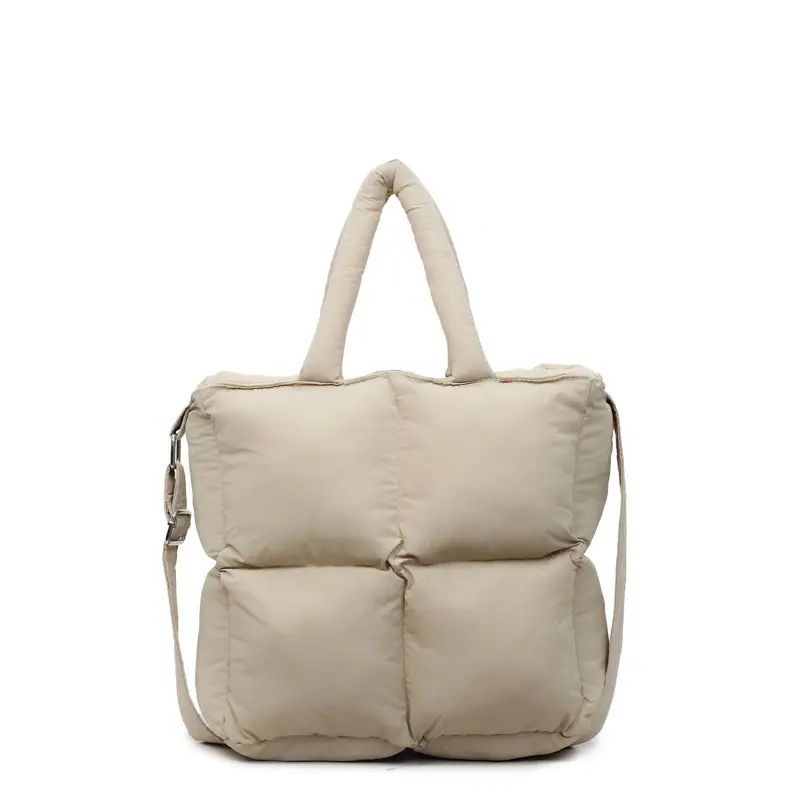 Pink Puffer Shoulder Bag for Women 2025 Winter - Image 2