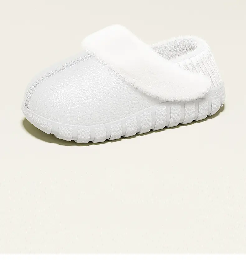 Winter Cotton Slippers for Men's Home Indoor Thick-Soled Home Men's 2025 New Winter Furry Slippers for Women — feature 12
