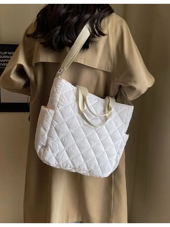 Quilted Crossbody Bag Women Large Capacity Tan 2025 - Image 8