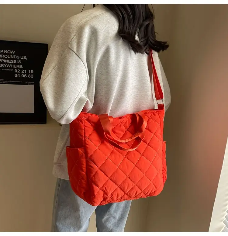 Quilted Crossbody Bag Women Large Capacity Tan 2025 — feature 29