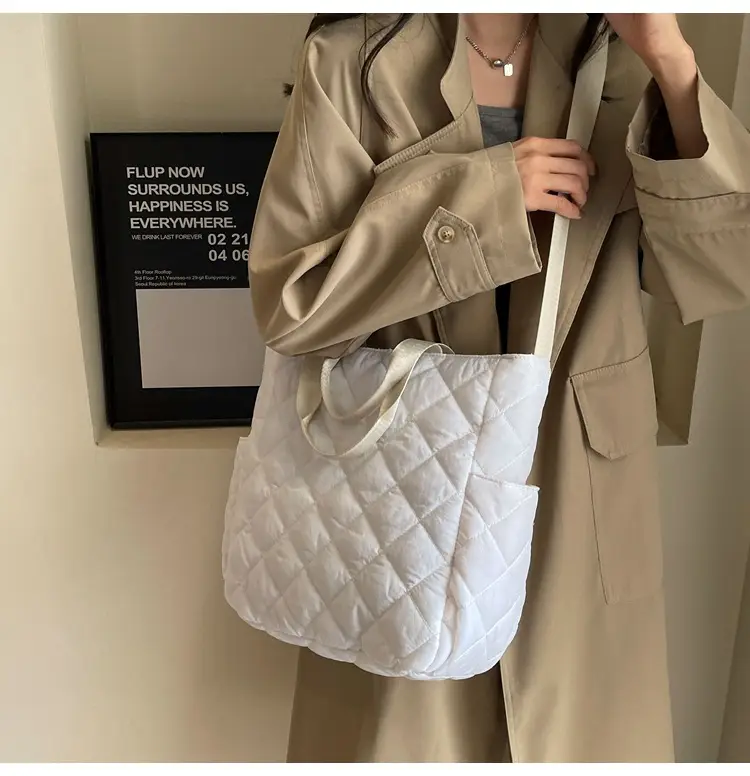 Quilted Crossbody Bag Women Large Capacity Tan 2025 — feature 31