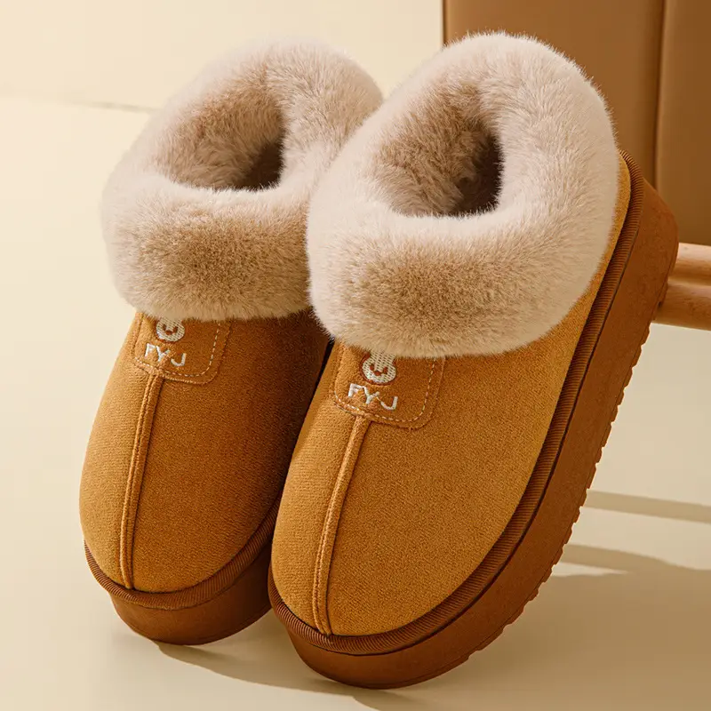 Women's Warm Cotton Slippers for Winter & Autumn - Image 3