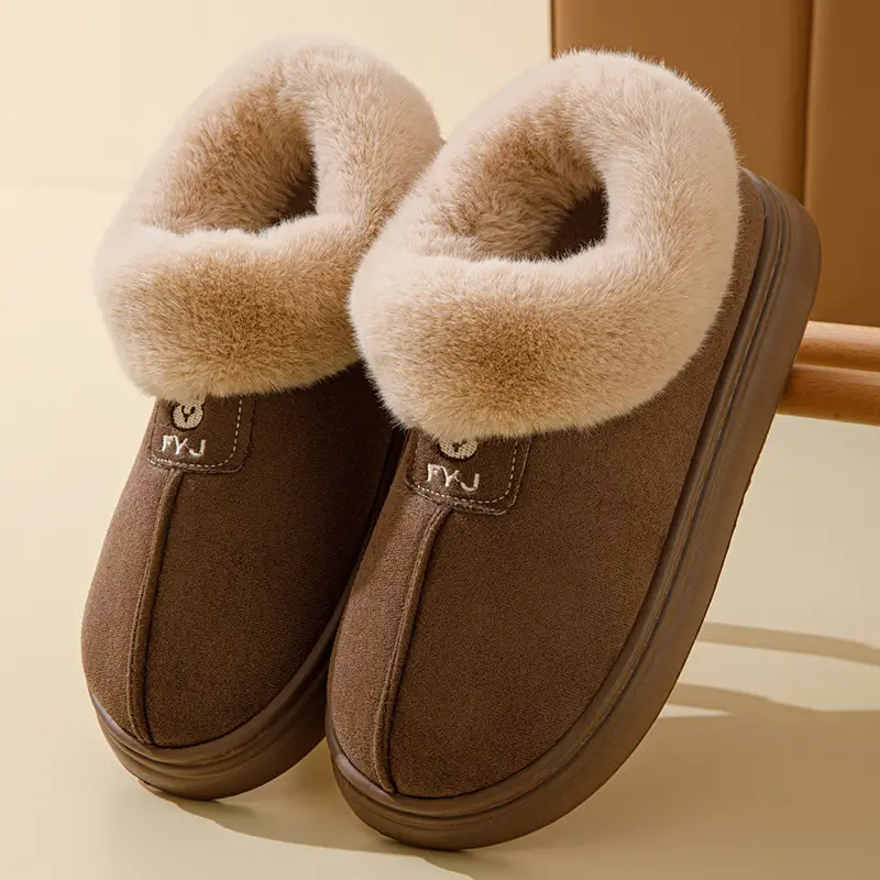 Women's Warm Cotton Slippers for Winter & Autumn - Image 5