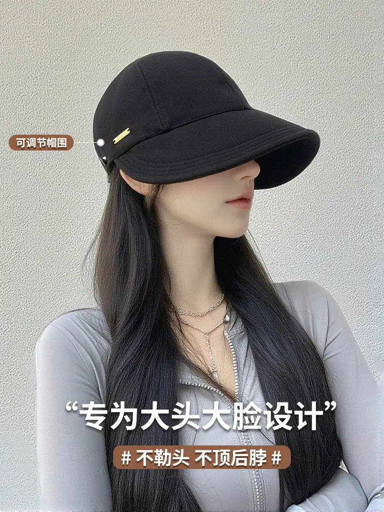 Women Black Peaked Cap with Ponytail 2025 Trend — feature 5