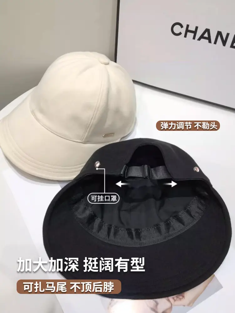 Women Black Peaked Cap with Ponytail 2025 Trend — feature 6