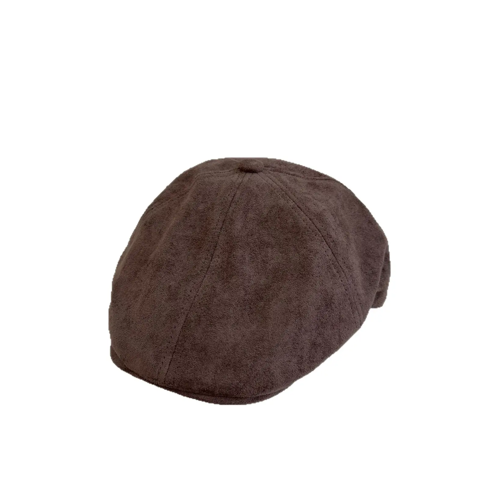 Women Adjustable Duckbill Cap Beige Black Brown - Image 6