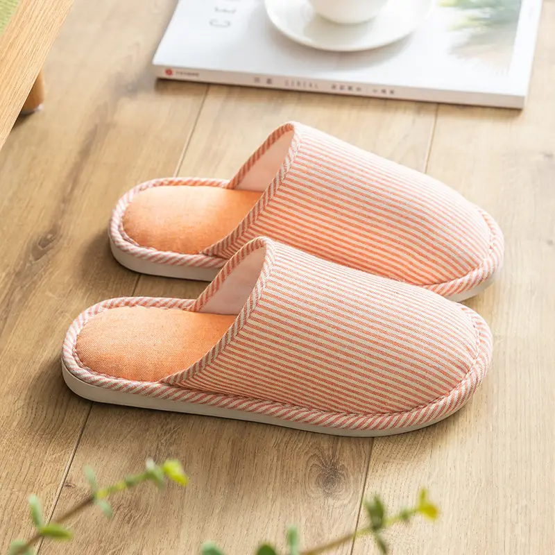 Cixi Cotton Slippers Silent Soft Bottom Men's and Women's Autumn and Winter Home Indoor Warm Non-Slip Plush Home Cotton Slippers - Image 13