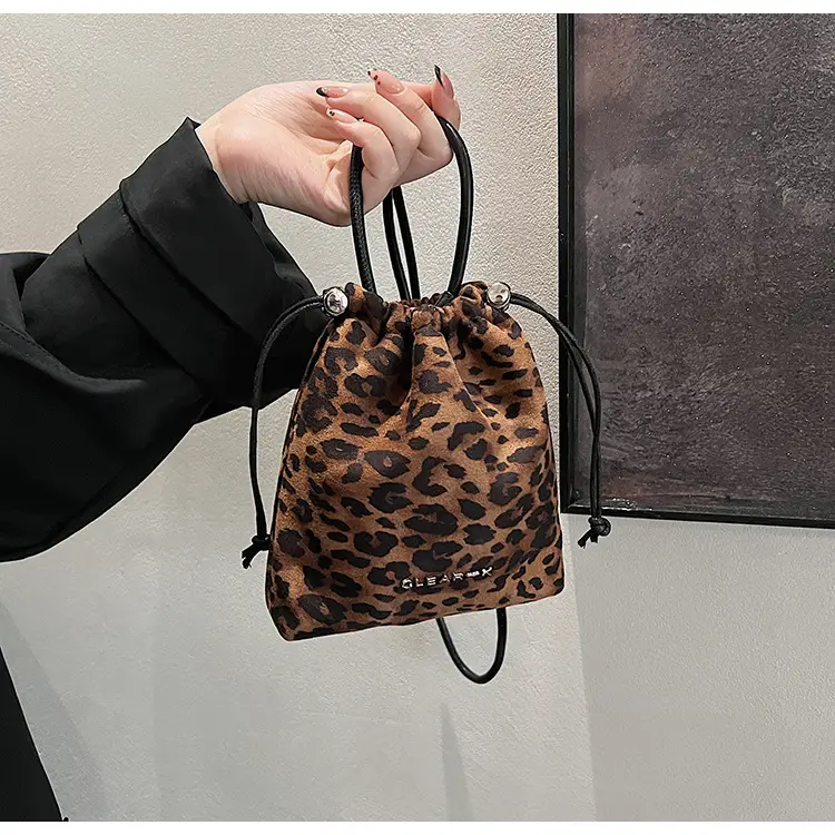 Frosted Leopard Print Shoulder Crossbody Bag for Women — feature 1