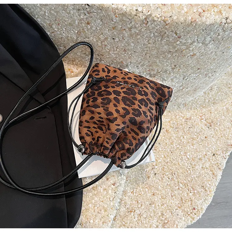Frosted Leopard Print Shoulder Crossbody Bag for Women — feature 17