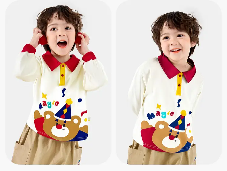 Dudu Boys T-Shirt Spring Autumn Kids Polo Shirt — feature 21