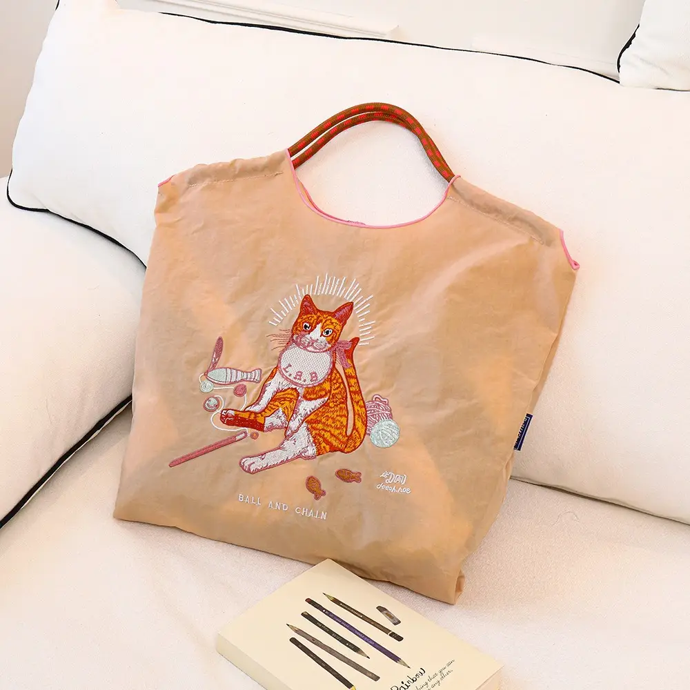 Women Embroidered Crossbody Bag Waterproof Large Capacity