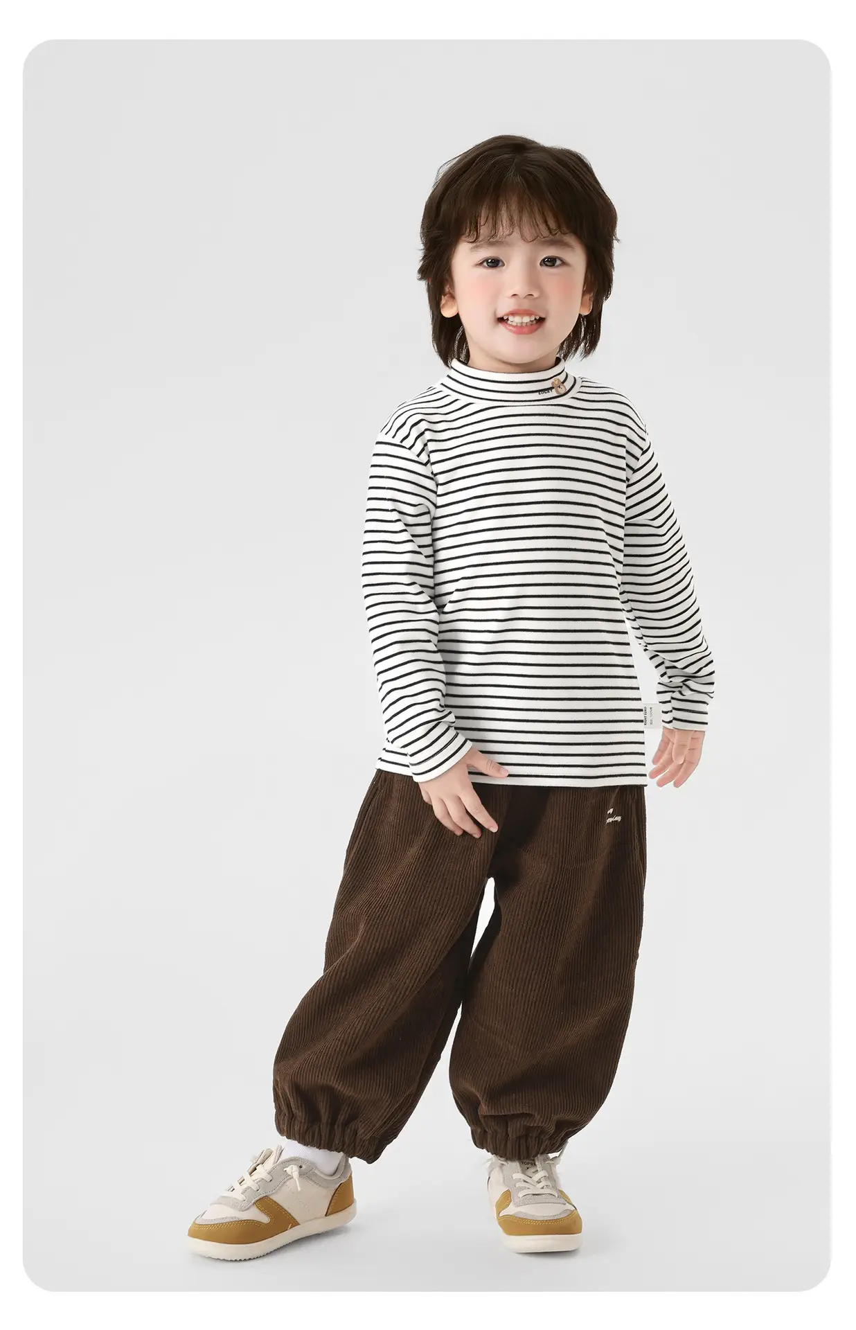 Right European Boys Fleece Long Sleeve Winter Top — feature 18