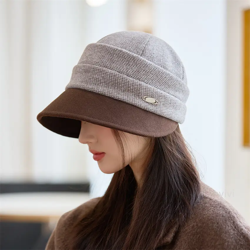 Retro Houndstooth Bucket Hat for Women - Image 2