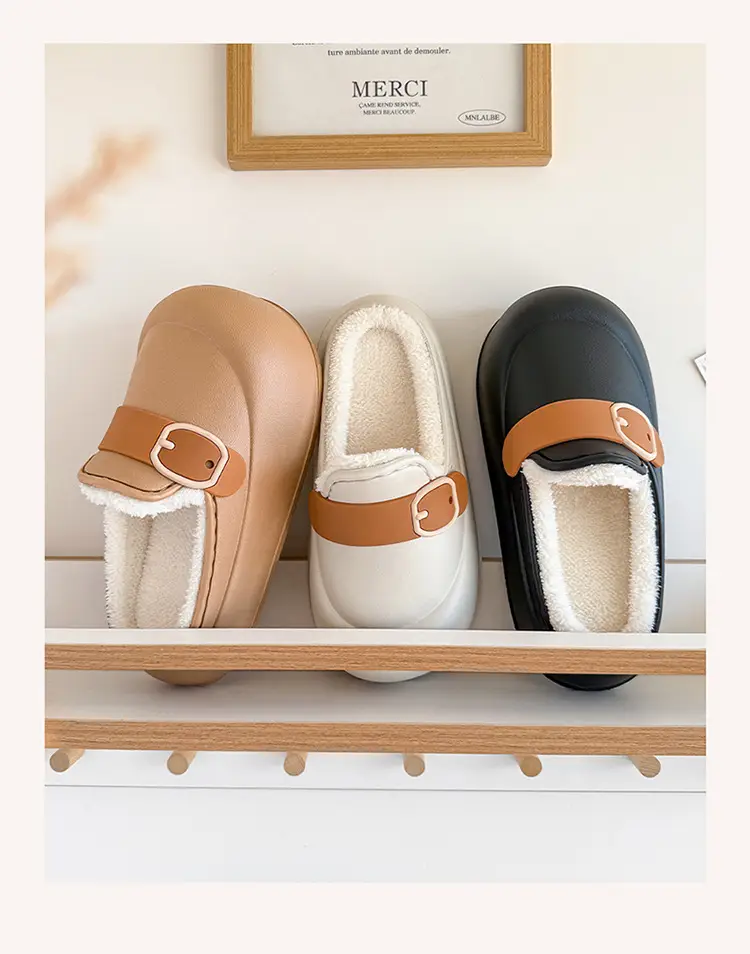 Birkenstock Cotton Shoes for Women, Suitable for Outdoor Wear, Home Use, Autumn and Winter, Maternity Shoes, 2025 New Model, Eva Warm Cotton Slippers — feature 13