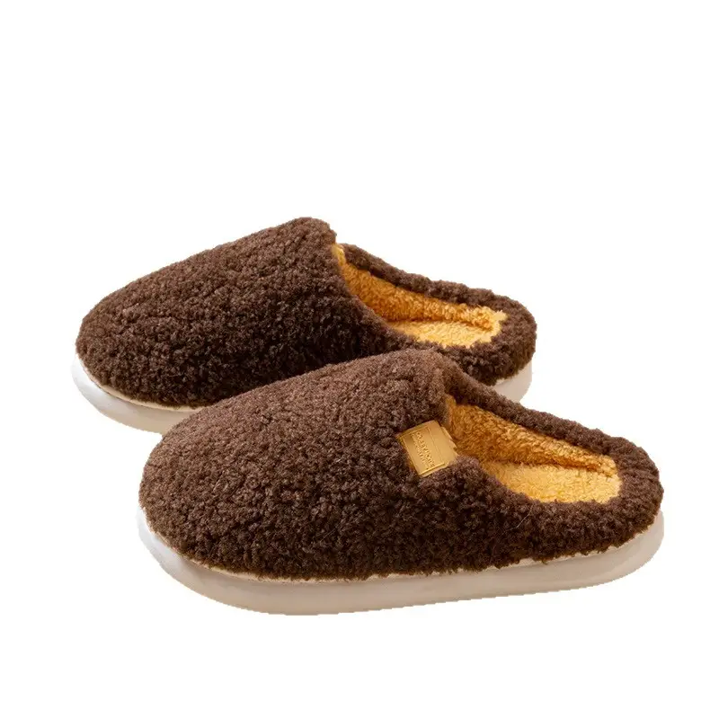 Silent Cotton Slippers for Men, Indoor Home Use, Winter 2026 New Model, Warm, Soft-Soled, Non-Slip, Odor-Resistant Cotton Slippers for Women, Autumn and Winter - Image 10