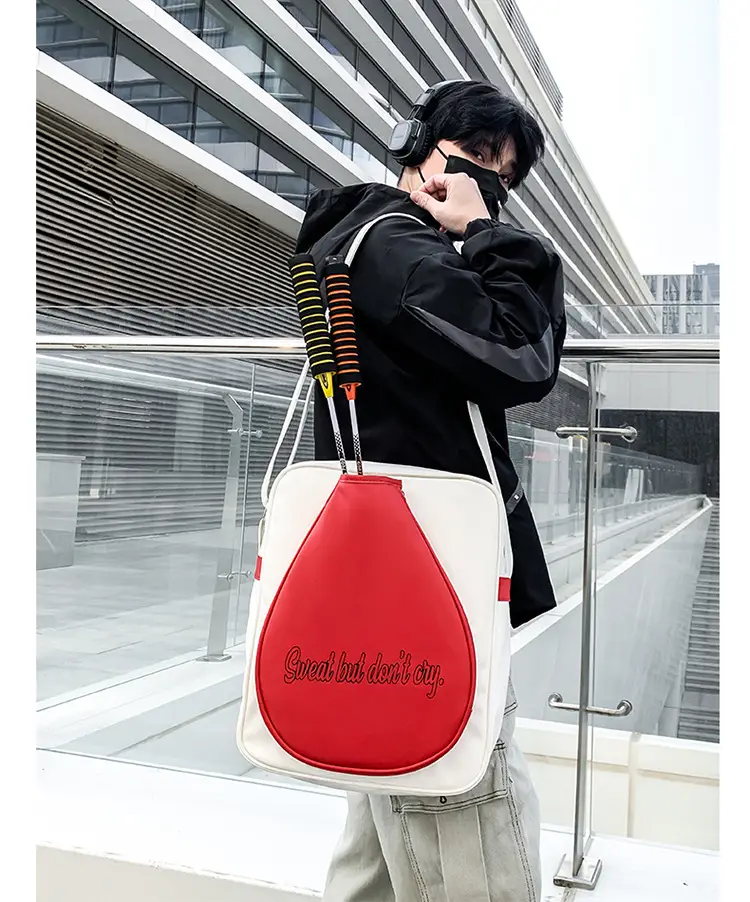 Red Teardrop Badminton Bag for Men Women — feature 12