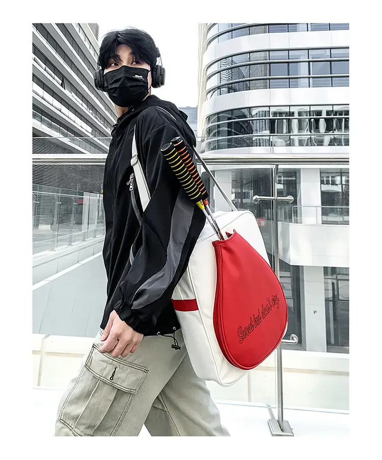 Red Teardrop Badminton Bag for Men Women — feature 13
