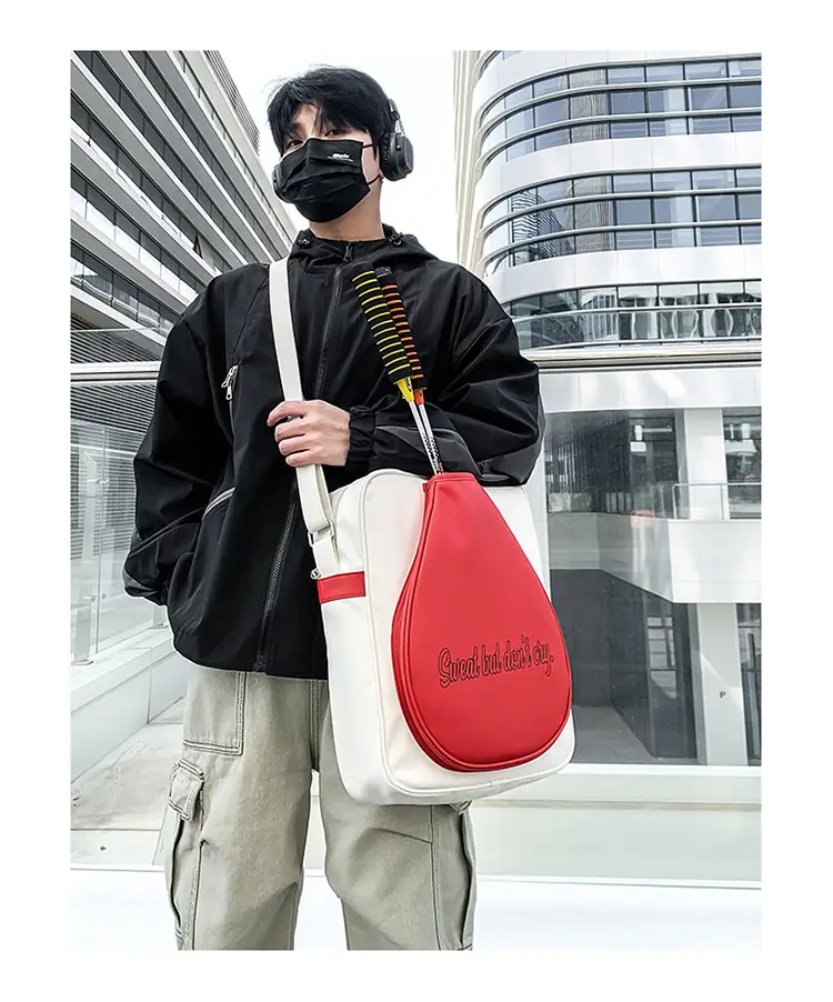 Red Teardrop Badminton Bag for Men Women — feature 14