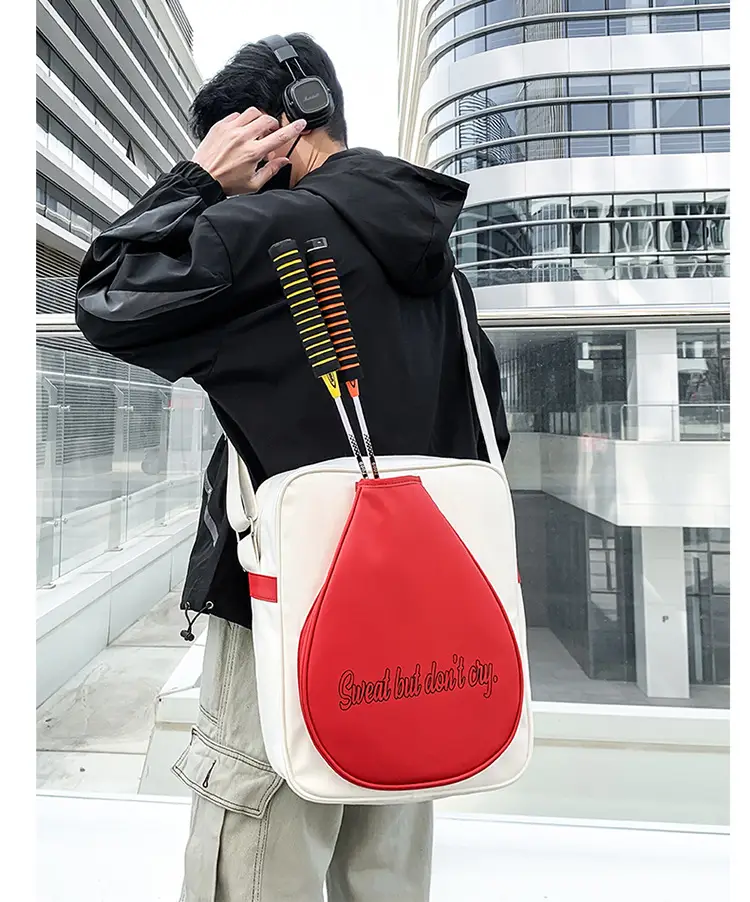 Red Teardrop Badminton Bag for Men Women — feature 15