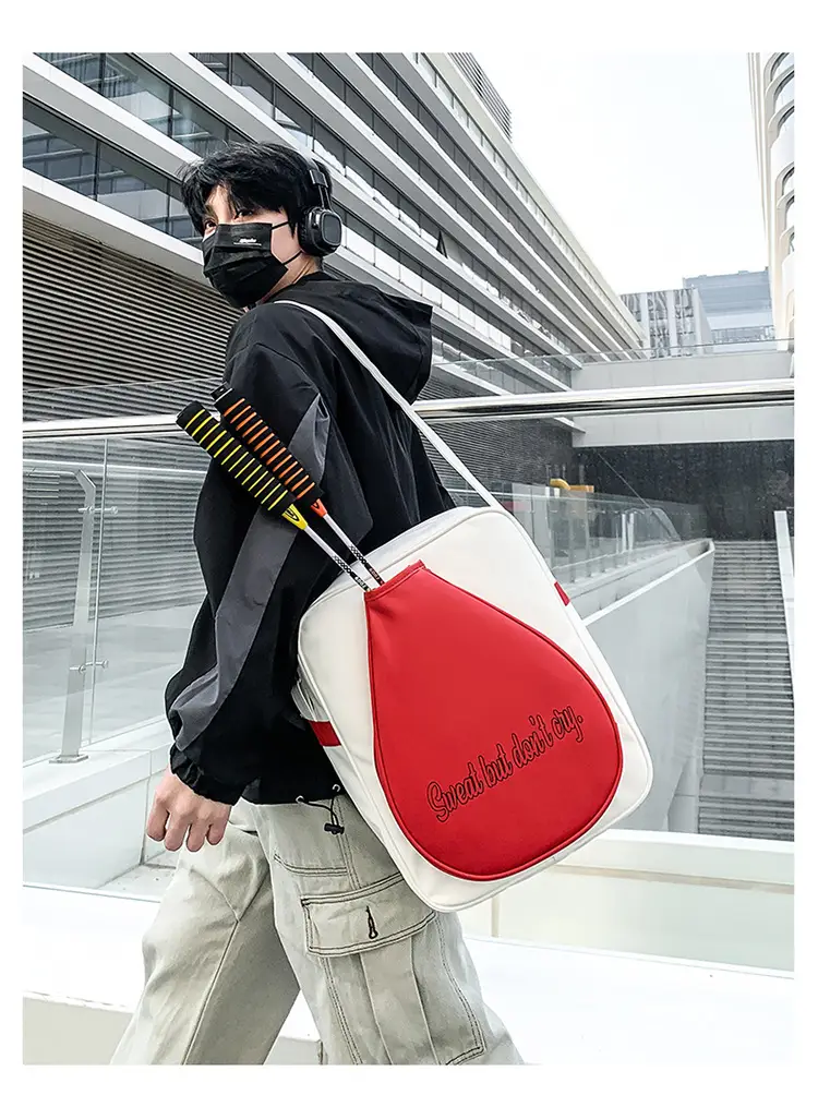 Red Teardrop Badminton Bag for Men Women — feature 4