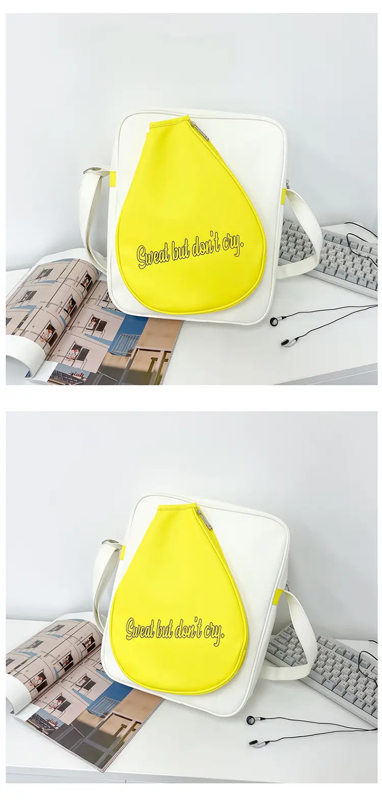 Red Teardrop Badminton Bag for Men Women — feature 41