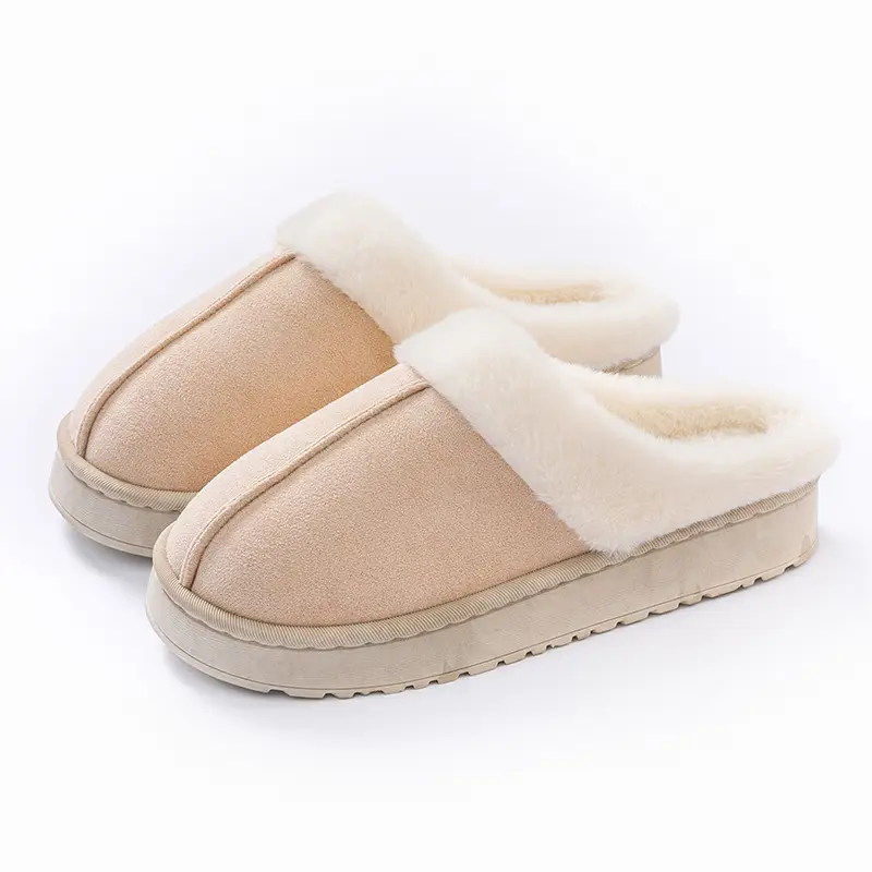 Cotton Slippers for Women Winter 2025 New Home Warm Plush Slippers Indoor Winter Thick Sole Fashionable Outer Wear - Image 6