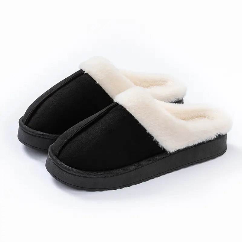 Cotton Slippers for Women Winter 2025 New Home Warm Plush Slippers Indoor Winter Thick Sole Fashionable Outer Wear - Image 7