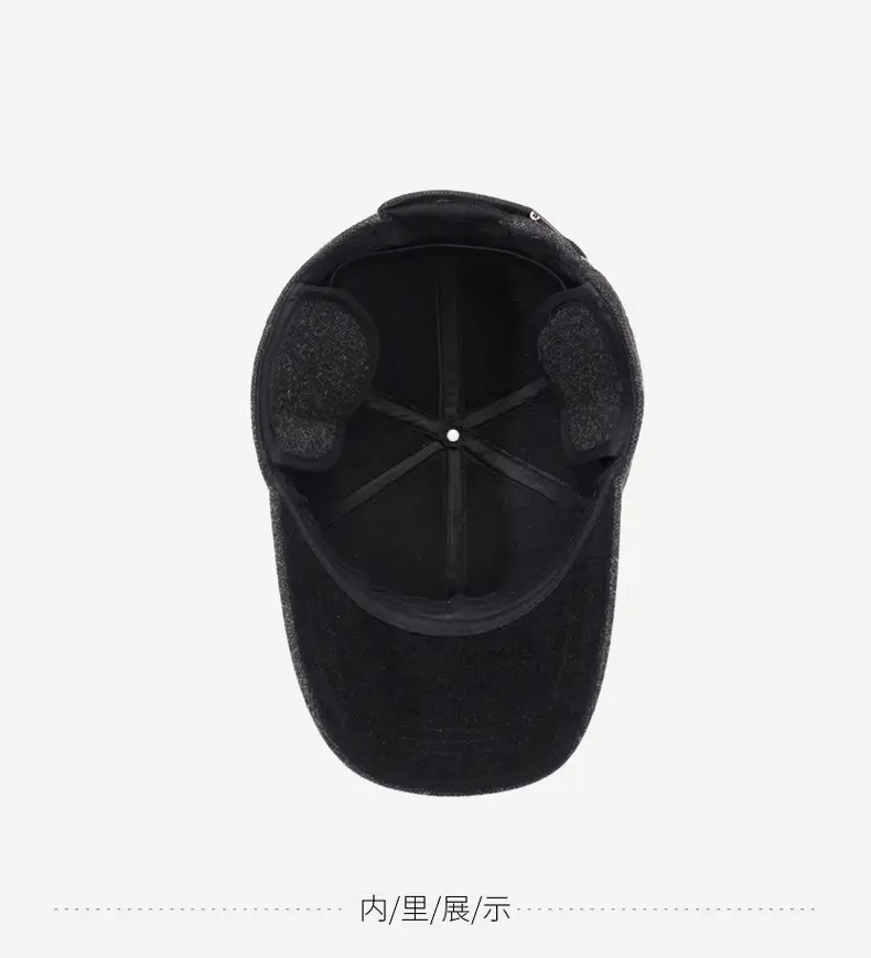 Warm Fleece Lined Baseball Cap for Men Winter — feature 13