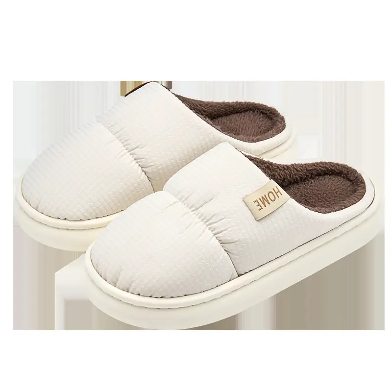 Cotton Slippers for Women, Winter 2026 New Model, Indoor Home Warm Plush Slippers for Men, Household Use for Men in Autumn and Winter - Image 9