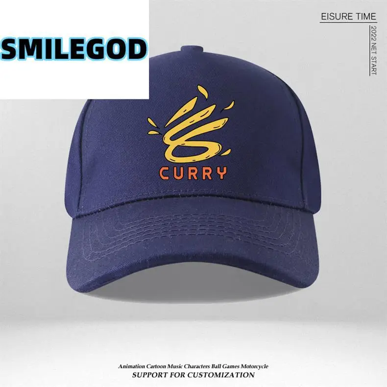 Unisex Curry Logo Baseball Cap Blue — feature 3