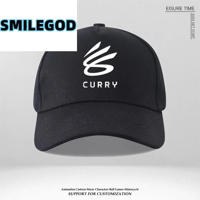 Unisex Curry Logo Baseball Cap Blue — feature 5