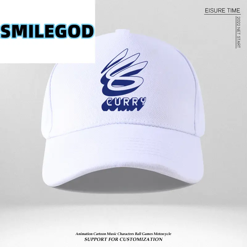Unisex Curry Logo Baseball Cap Blue - Image 2