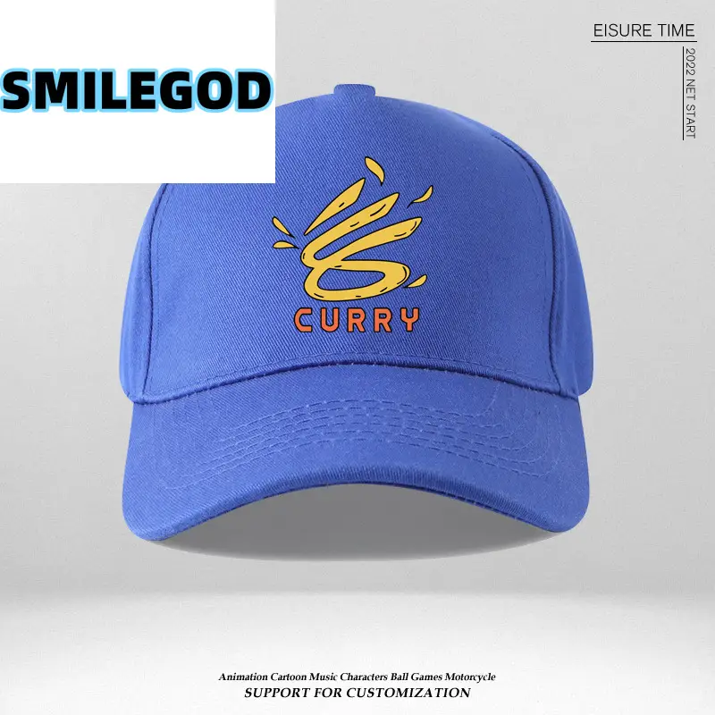 Unisex Curry Logo Baseball Cap Blue - Image 29