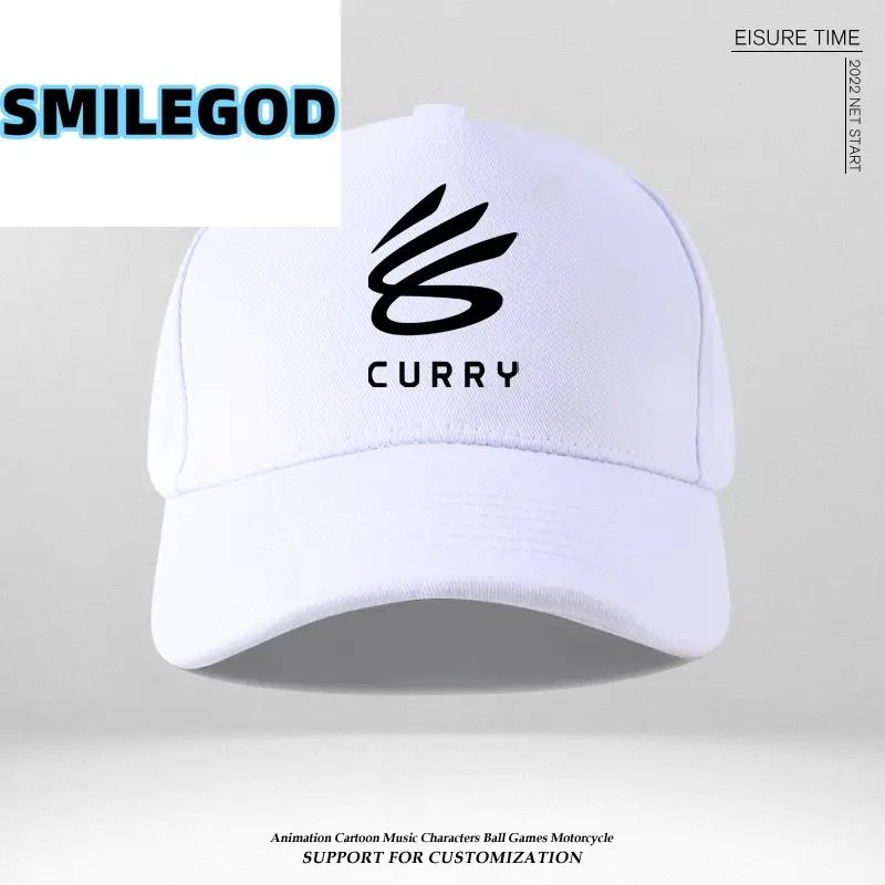 Unisex Curry Logo Baseball Cap Blue - Image 3