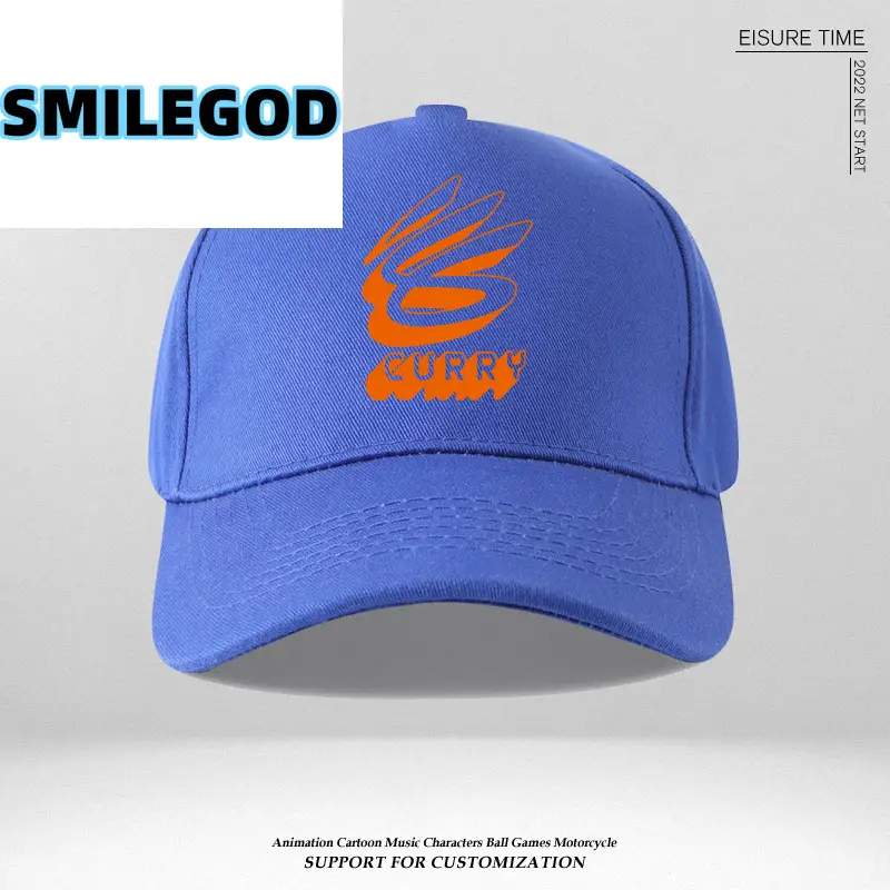 Unisex Curry Logo Baseball Cap Blue - Image 30