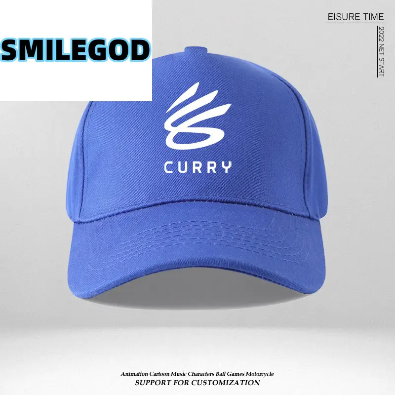 Unisex Curry Logo Baseball Cap Blue - Image 31