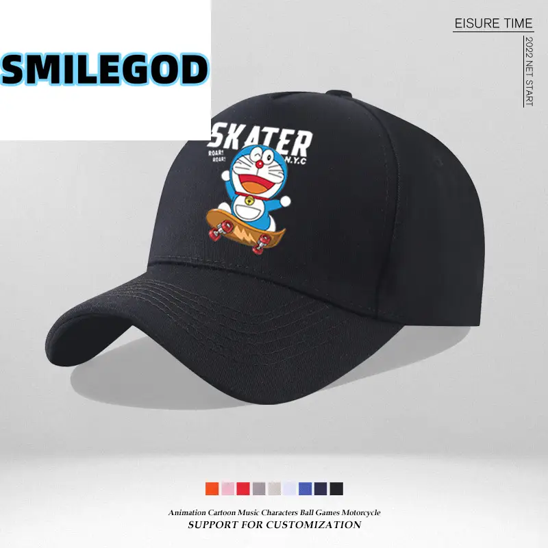 Doraemon Cap Blue Japanese Trendy Baseball Sun Hat - Image 28